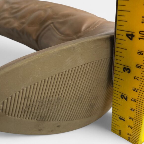 Charles Albert Women's Tan Brown Faux Leather Western Cowboy Cowgirl Size 8 - Picture 11 of 12